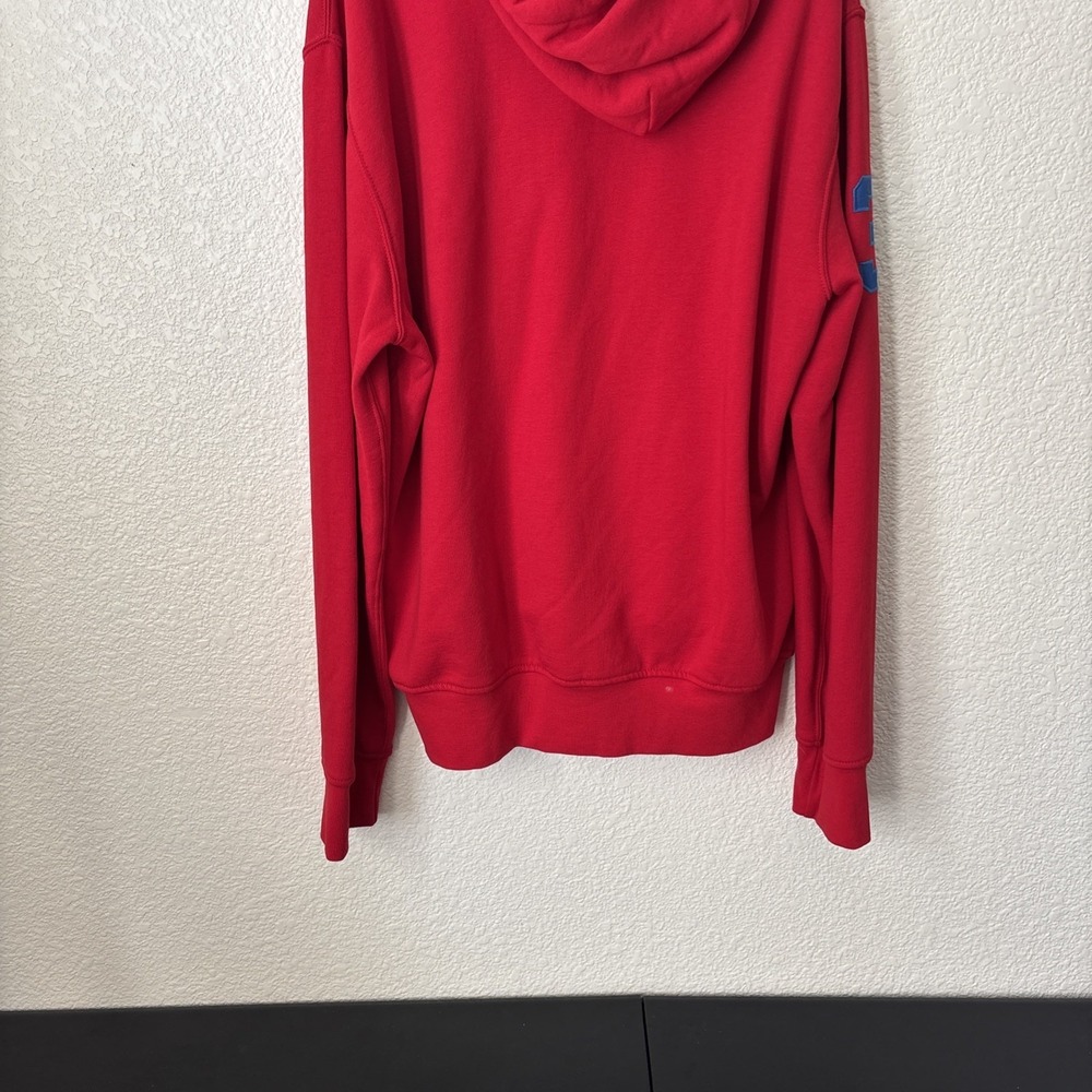 Polo Ralph Lauren Big Pony Hoodie Pullover Red Men's Size L Long Sleeve Logo - Picture 9 of 13